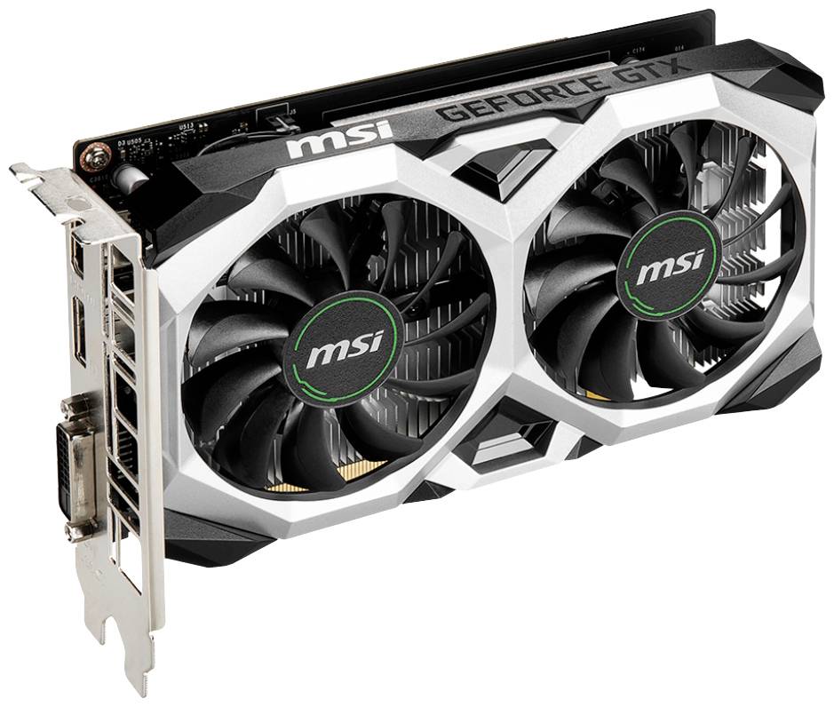 MSI Gaming Grafikkarte Nvidia GeForce GTX1650 Ventus XS Overclocked 4 GB GDDR6-RAM PCIe x16 HDMI®