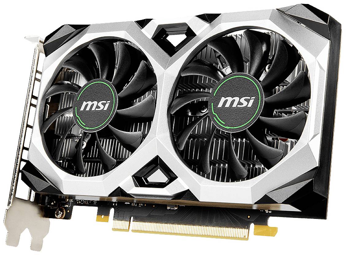 MSI Gaming Grafikkarte Nvidia GeForce GTX1650 Ventus XS Overclocked 4 GB GDDR6-RAM PCIe x16 HDMI®
