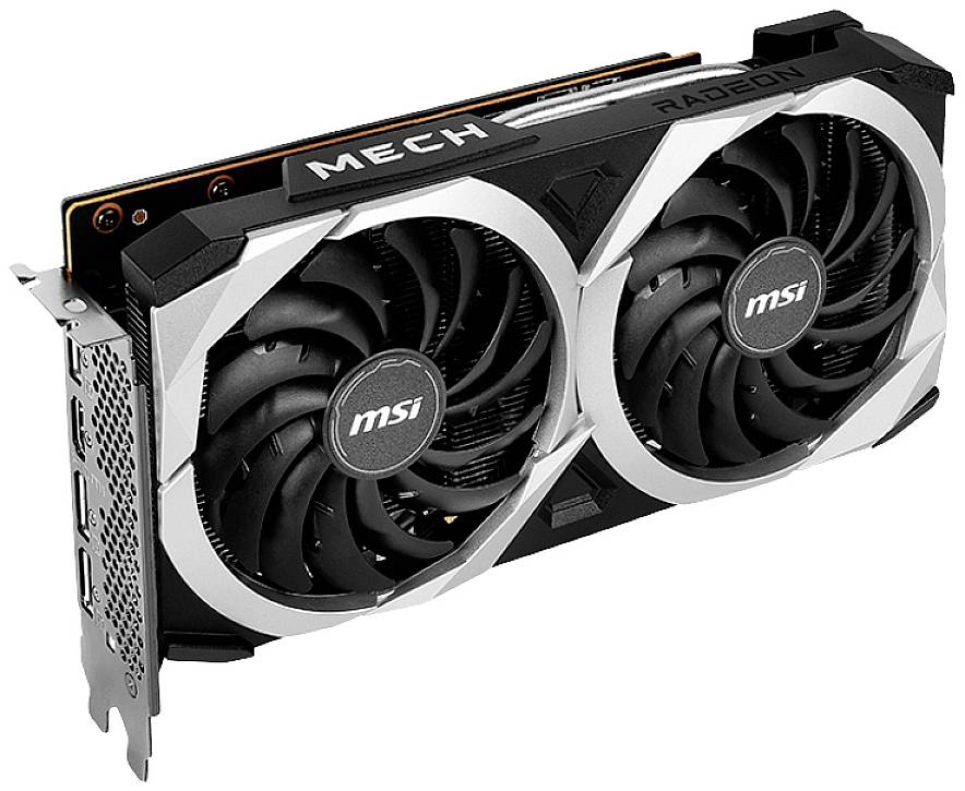 MSI Gaming Grafikkarte AMD Radeon RX 6600 Mech 2X 8 GB GDDR6-RAM PCIe x8 HDMI®, DisplayPort AMD Fre