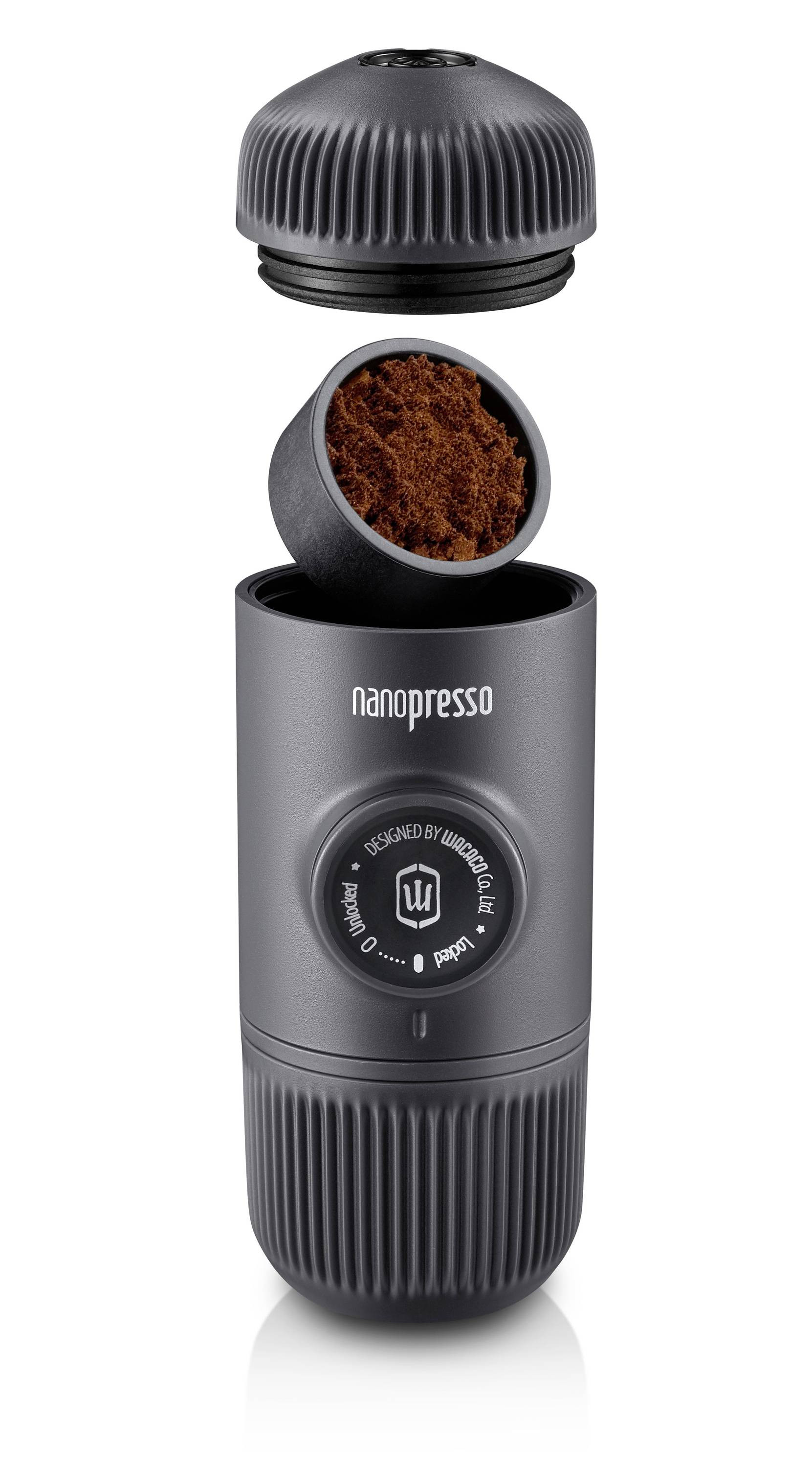 Wacaco Wac-Nano-GR Kaffeemaschine Grau