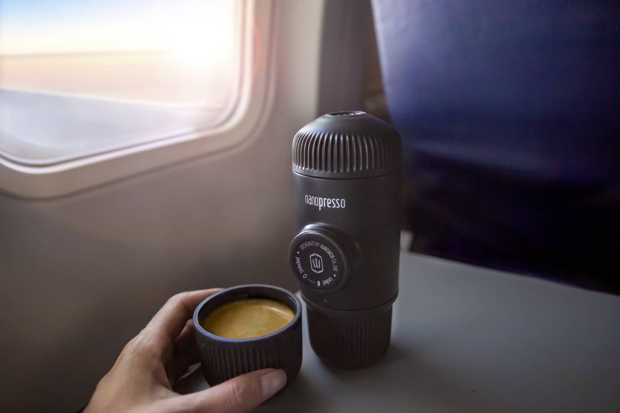 Wacaco Wac-Nano-GR Kaffeemaschine Grau