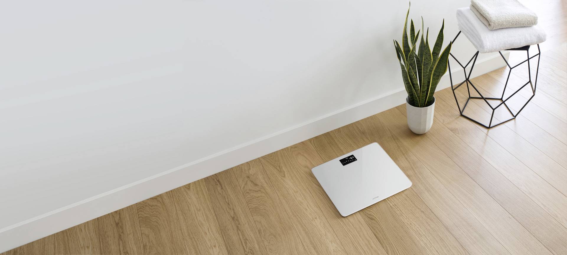Withings Body Körperanalysewaage digital Wägebereich (max.)=180kg Weiß Mit Bluetooth, Wetteranzeige