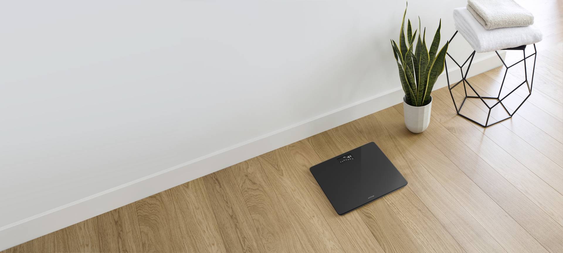 Withings Body Körperanalysewaage WBS06 black Wägebereich (max.)=180 kg Schwarz Mit Bluetooth, Wetteranzeige