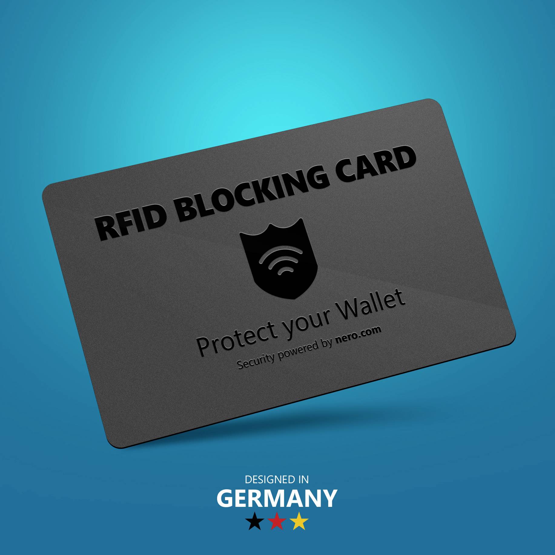 Nero RFID NFC Blocker Karte EMEA-33700001 Schwarz 1St.