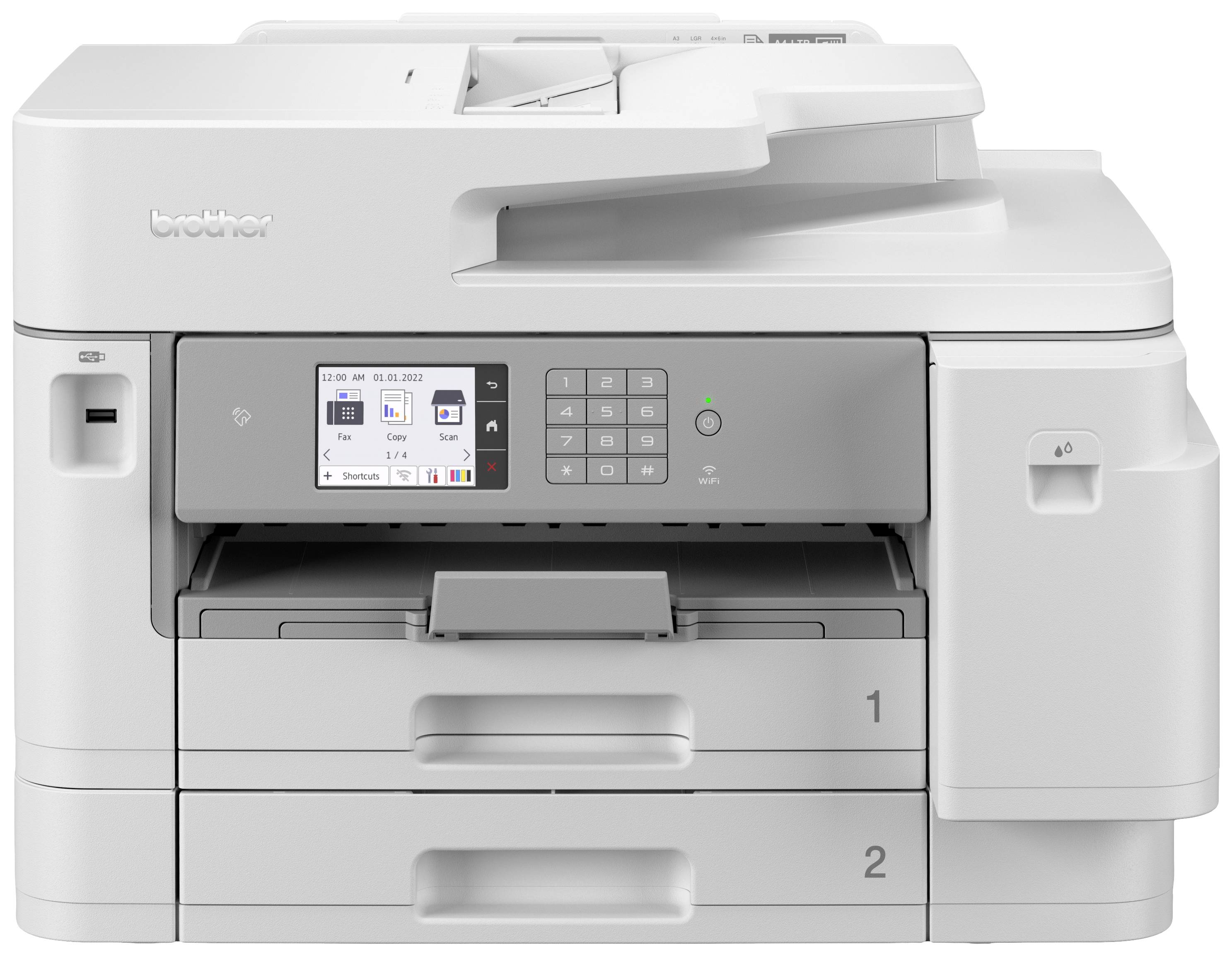 Brother MFC-J5955DW Multifunktionsdrucker Tintenstrahl Farbe A3 Drucker, Scanner, Kopierer, Fax Duplex, LAN, NFC, USB, WLAN, ADF