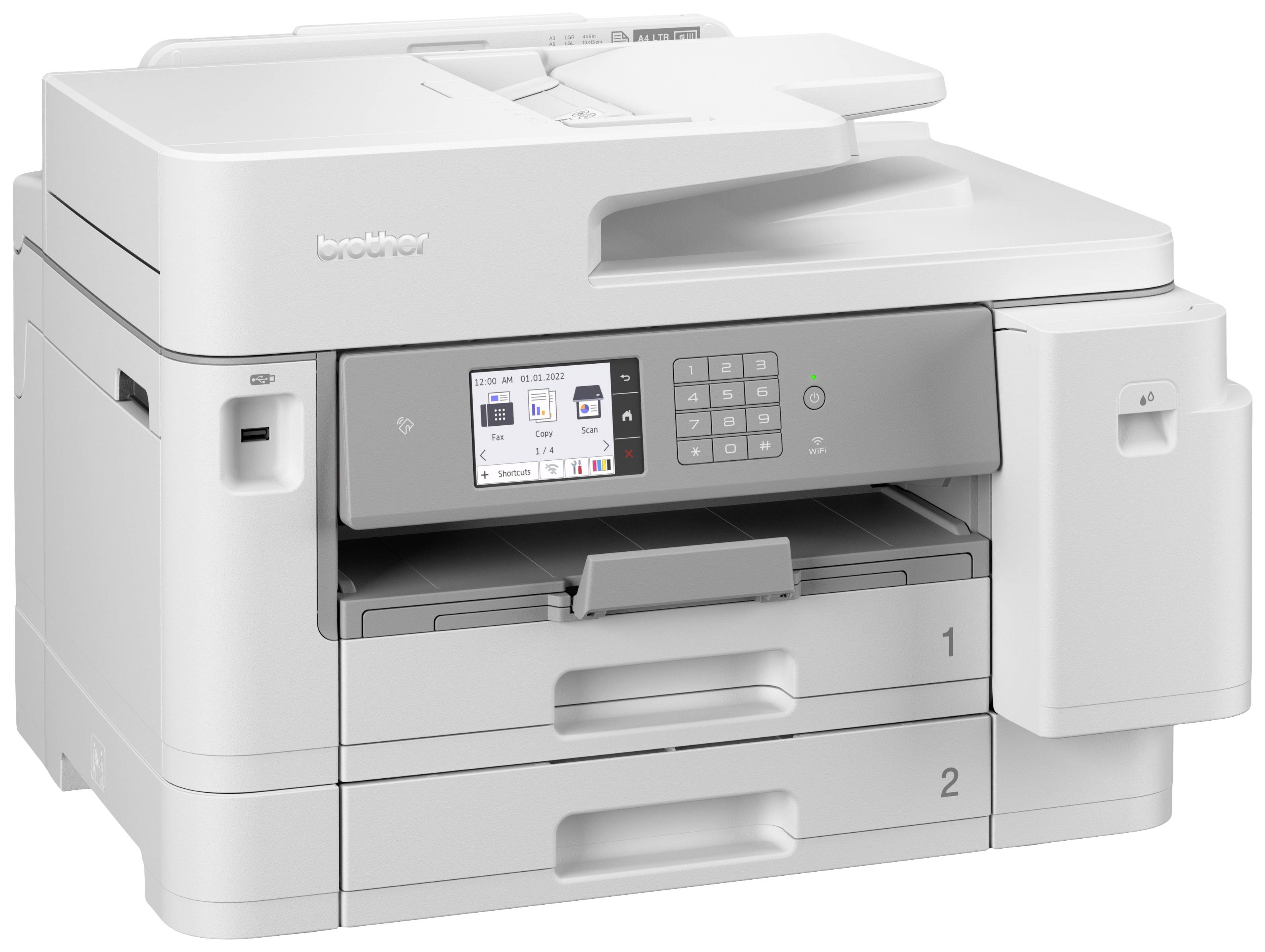 Brother MFC-J5955DW Multifunktionsdrucker Tintenstrahl Farbe A3 Drucker, Scanner, Kopierer, Fax Duplex, LAN, NFC, USB, WLAN, ADF