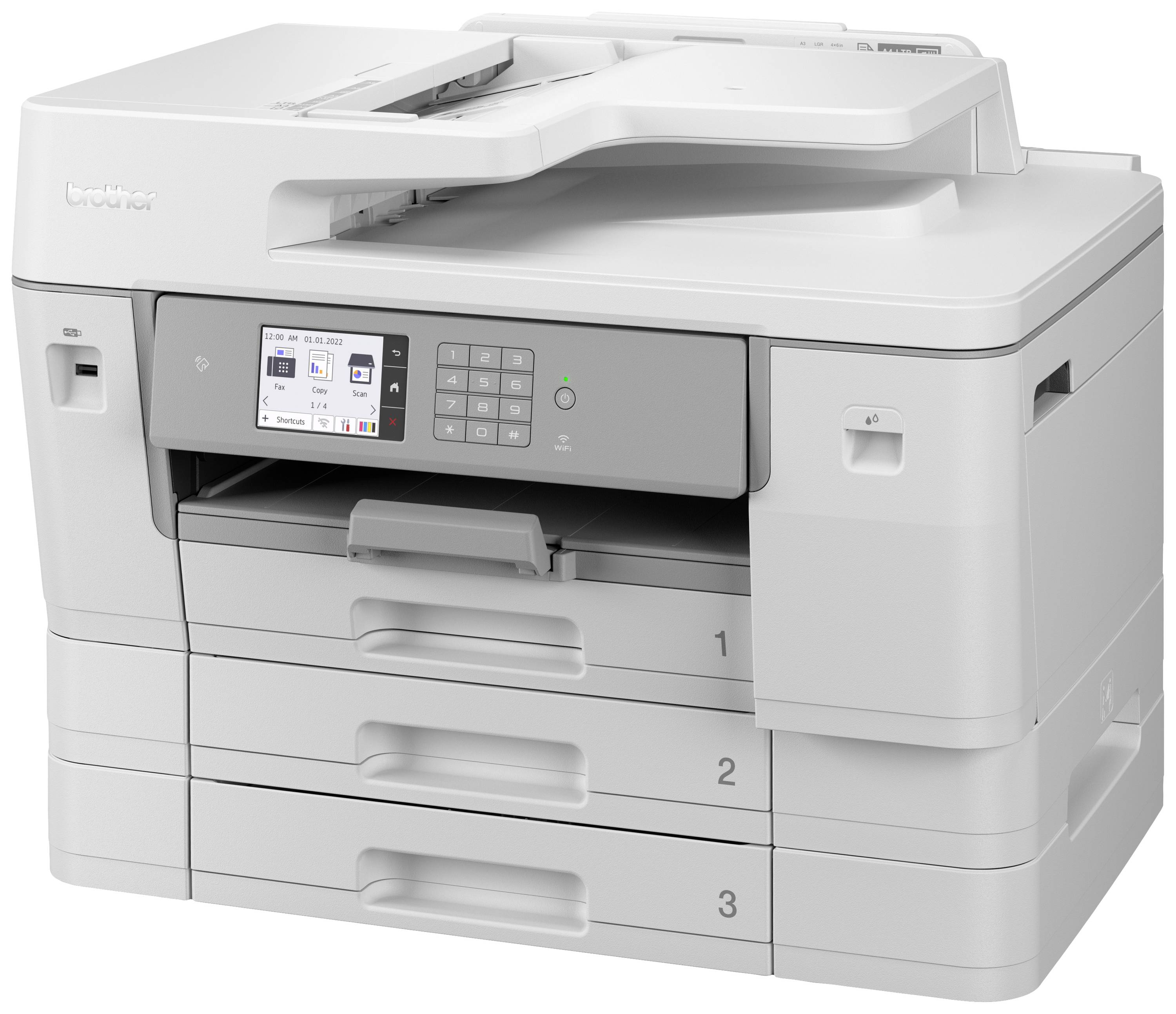 Brother MFC-J6957DW Multifunktionsdrucker Tintenstrahl Farbe A3 Drucker, Scanner, Kopierer, Fax ADF, Duplex-ADF, LAN, NFC, USB