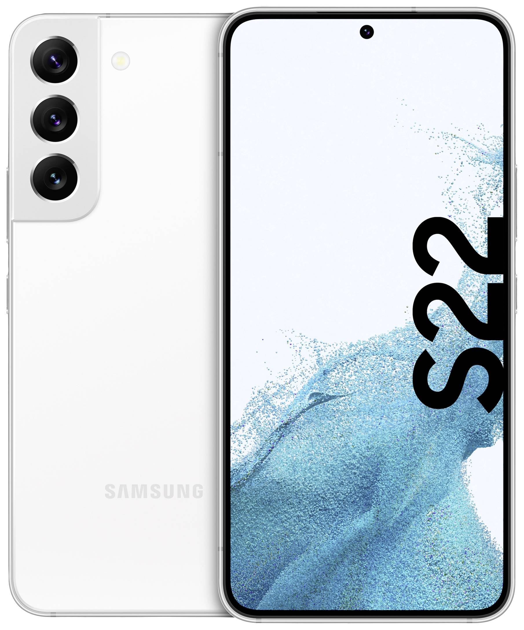 Samsung Galaxy S22 5G 5G Smartphone 128 GB 15.5 cm (6.1 Zoll) Weiß Android™ 12 Dual-SIM