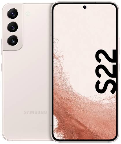 Samsung Galaxy S22 5G Smartphone 128GB 15.5cm (6.1 Zoll) Roségold Android™ 12 Dual-SIM