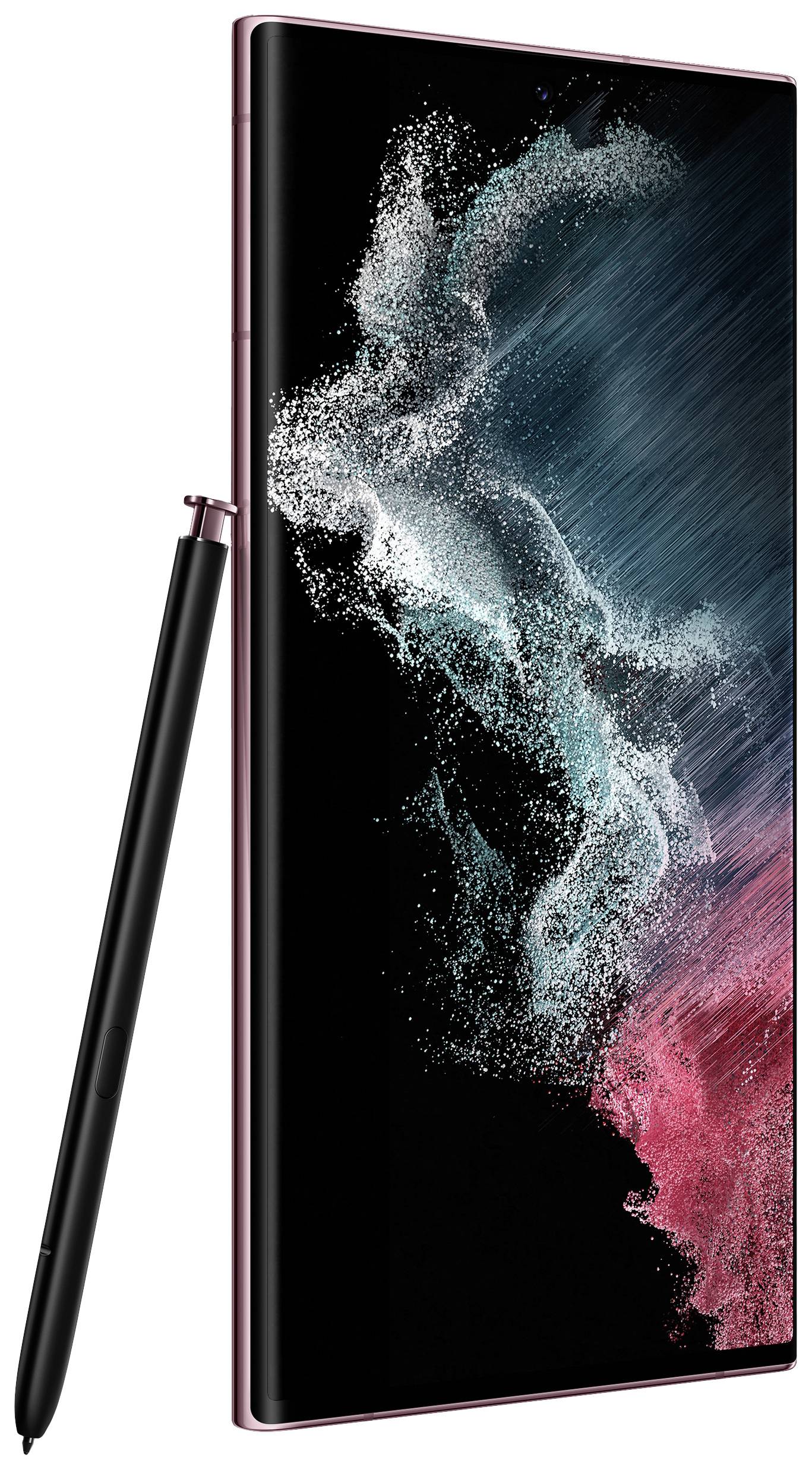 Samsung Galaxy S22 Ultra 5G 128 GB Burgund 17.3 cm (6.8 Zoll) Smartphone