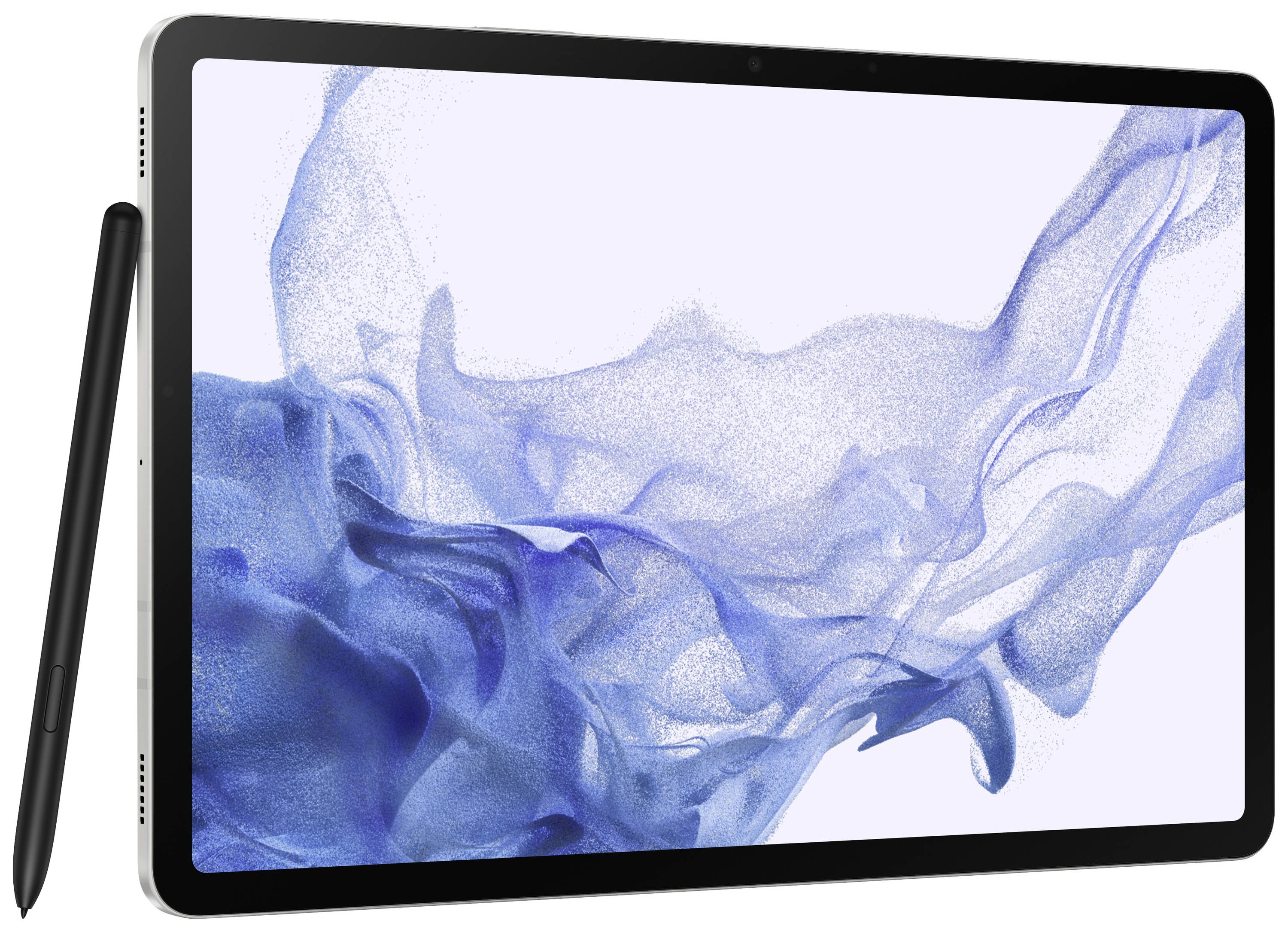 Samsung Galaxy Tab S8 WiFi 128 GB Silber Android-Tablet 27.9 cm (11 Zoll) 3.0 GHz, 2.5 GHz, 1.8 GHz
