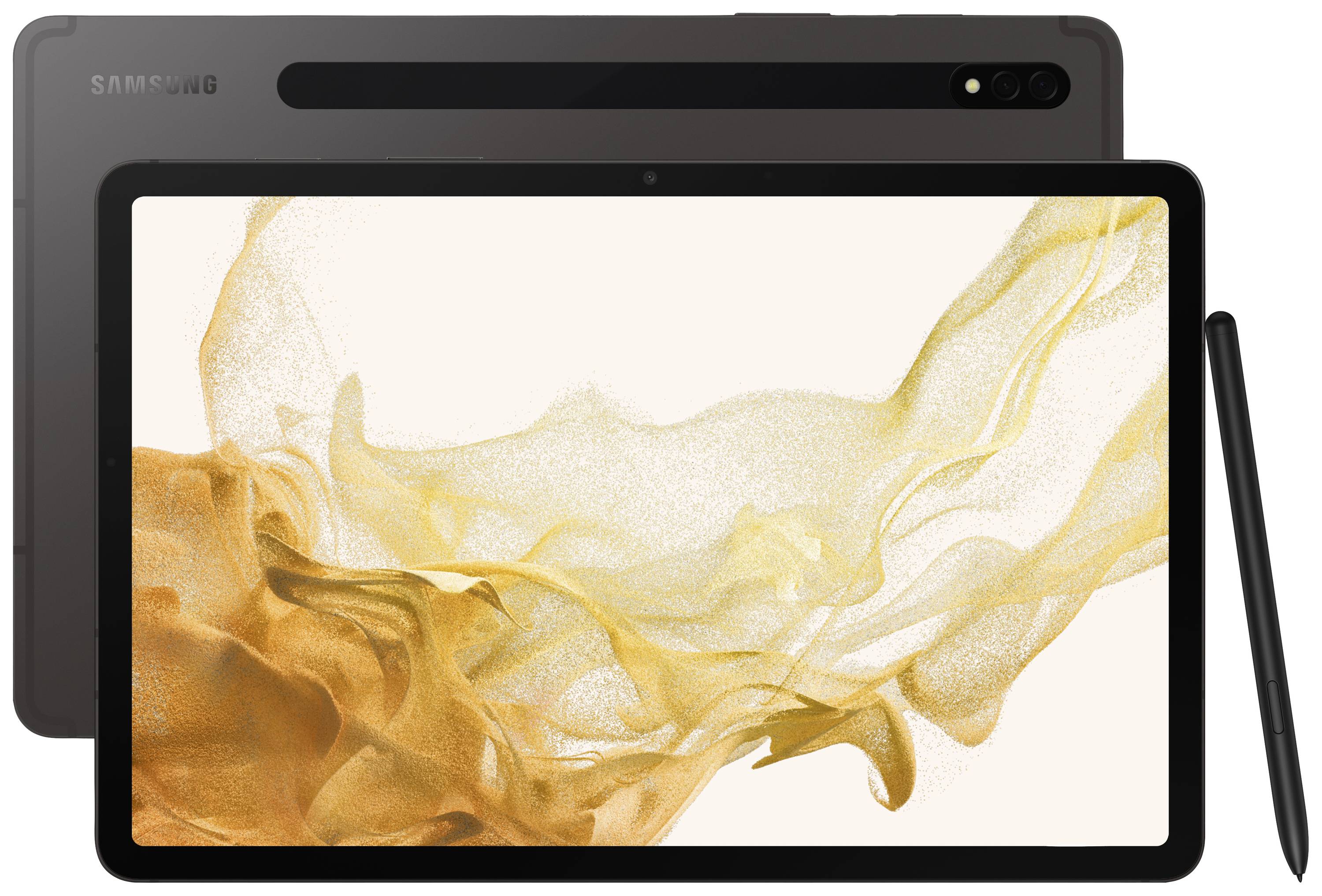 Samsung Galaxy Tab S8 5G, LTE/4G, WiFi 128 GB Graphit Android-Tablet 27.9 cm (11 Zoll) 3.0 GHz, 2.5 GHz, 1.8 GHz Qualcomm® Snapdragon Android™ 12
