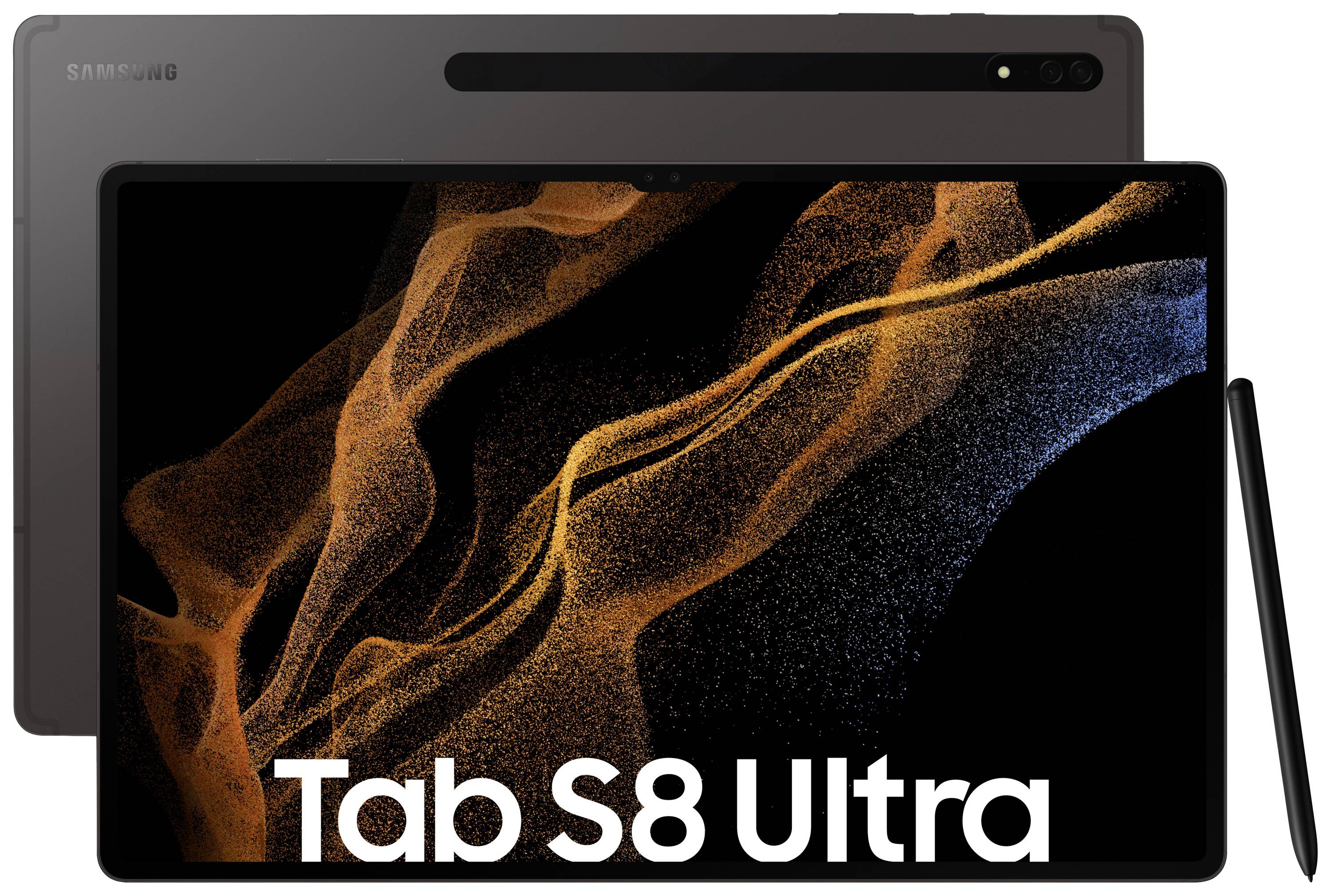 Samsung Galaxy Tab S8 Ultra WiFi 512 GB Graphit Android-Tablet 37.1 cm (14.6 Zoll) 3.0 GHz, 2.5 GHz, 1.8 GHz Qualcomm® Snapdragon Android™ 12 296