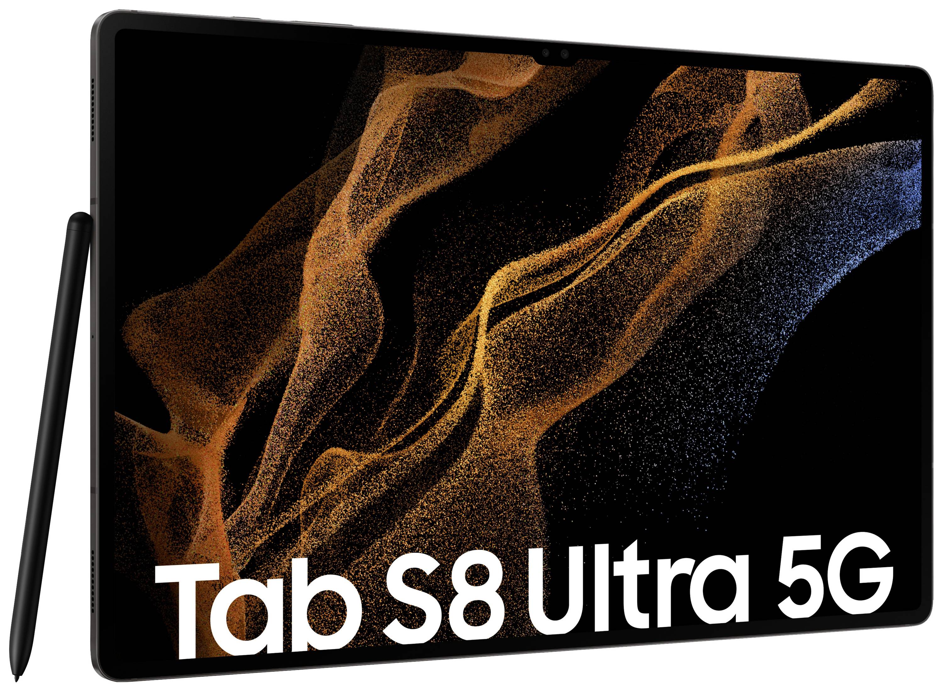 Samsung Galaxy Tab S8 Ultra 5G, LTE/4G, WiFi 512 GB Graphit Android-Tablet 37.1 cm (14.6 Zoll) 3.0 GHz, 2.5 GHz, 1.8 GHz Qualcomm® Snapdragon Andro