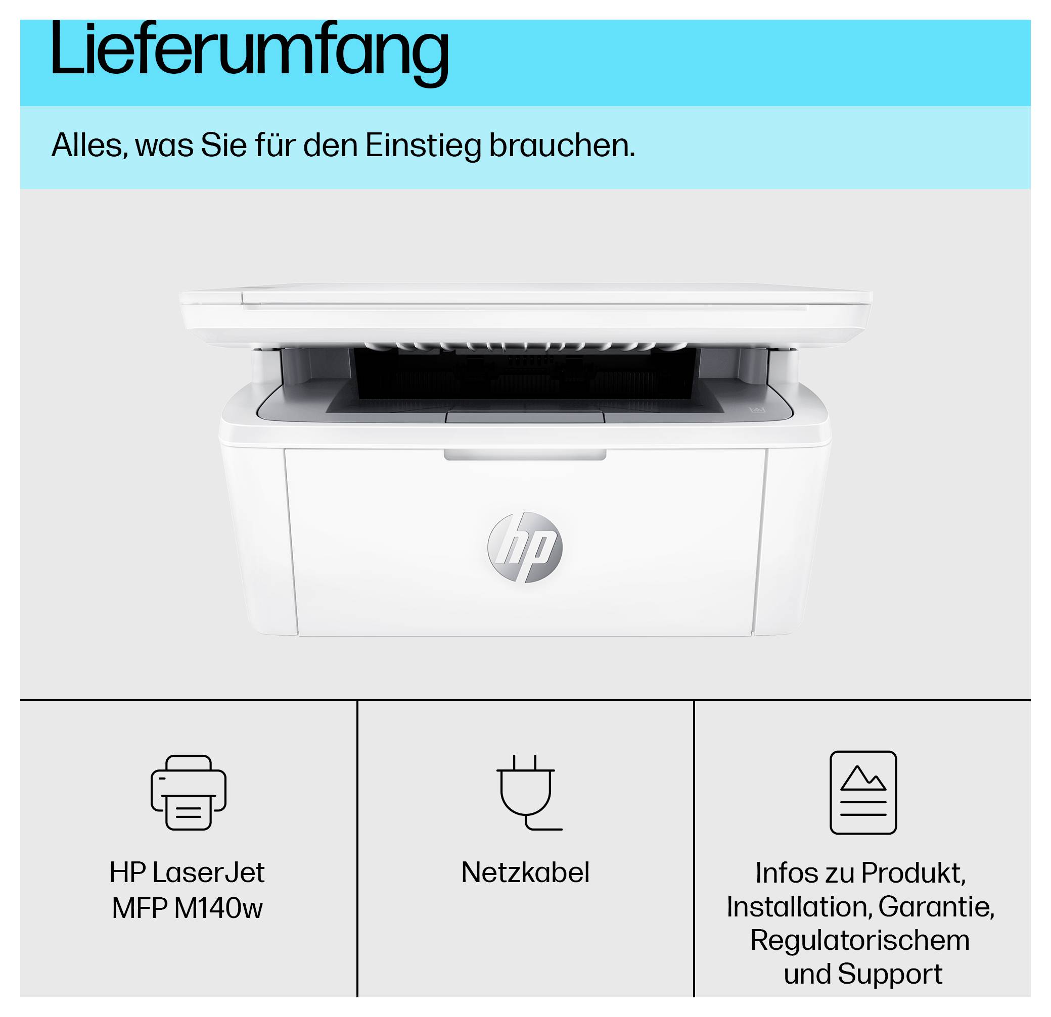 HP LaserJet MFP M140w Multifunktionsdrucker