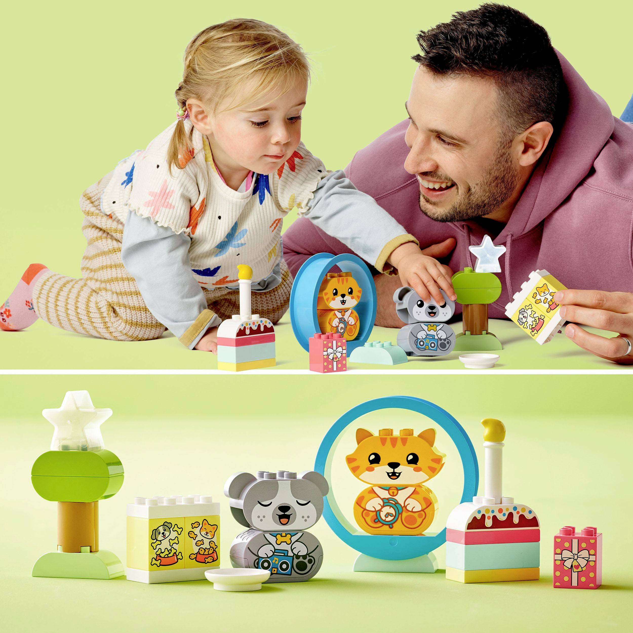 10977 LEGO® DUPLO® Mein erstes Hündchen & Kätzchen – mit Ton