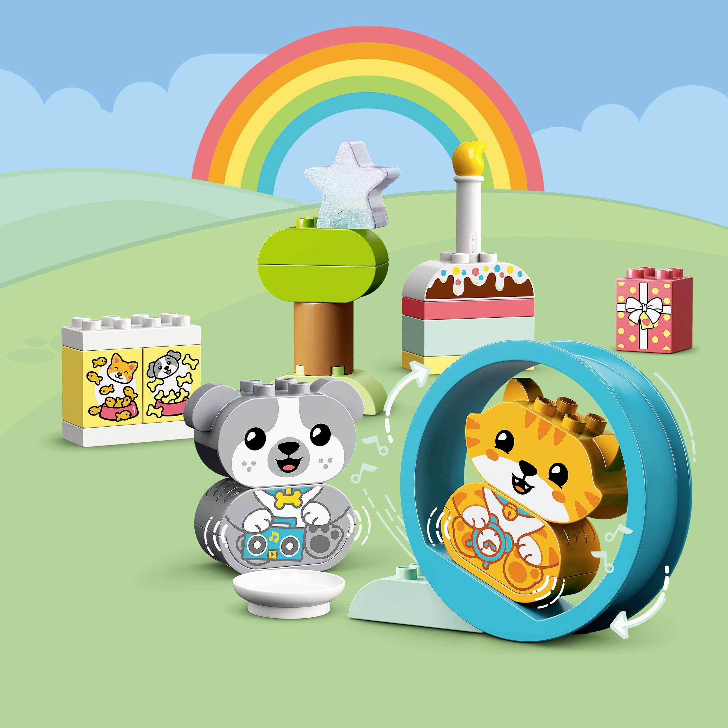 10977 LEGO® DUPLO® Mein erstes Hündchen & Kätzchen – mit Ton