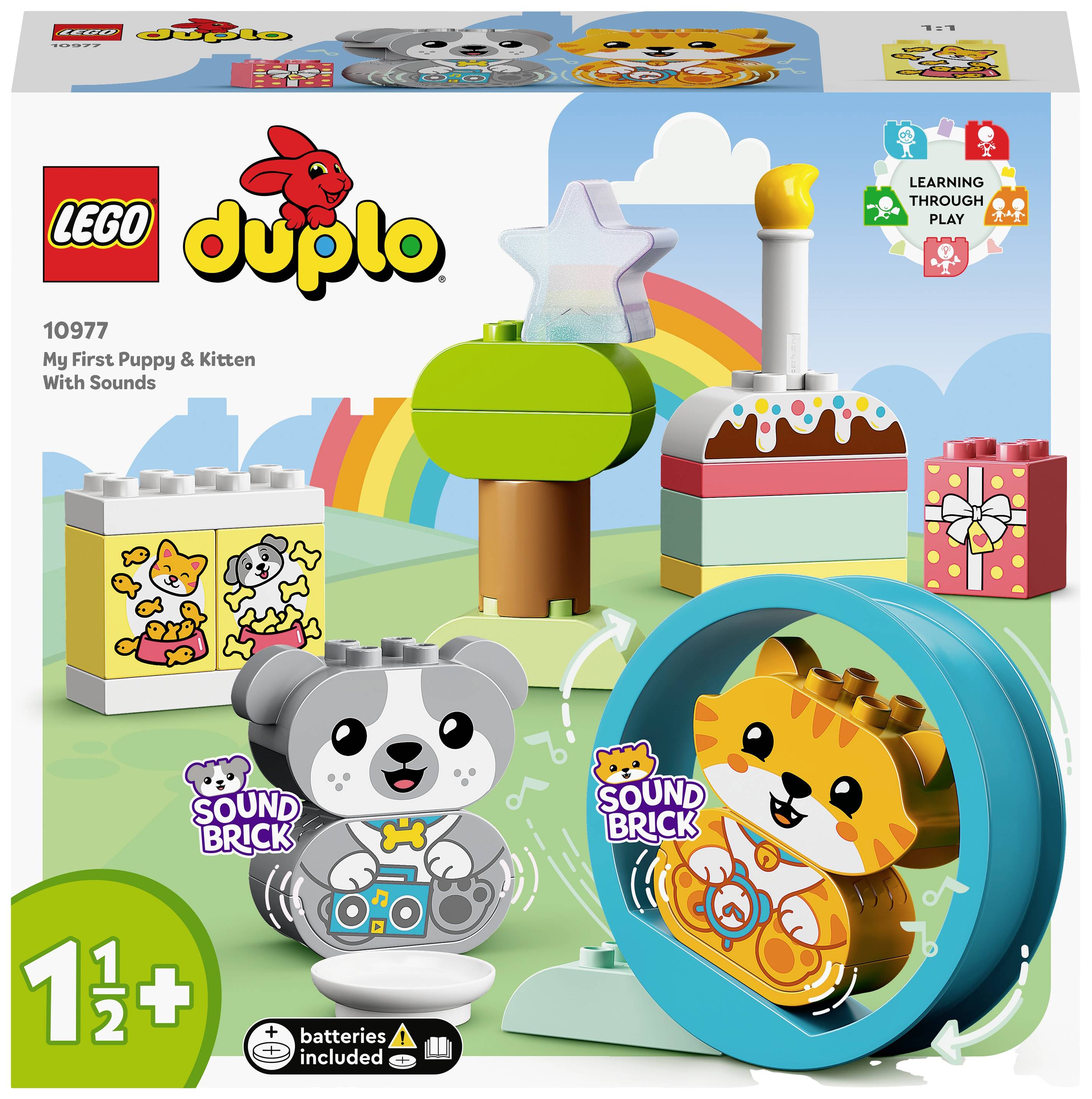 10977 LEGO® DUPLO® Mein erstes Hündchen & Kätzchen – mit Ton