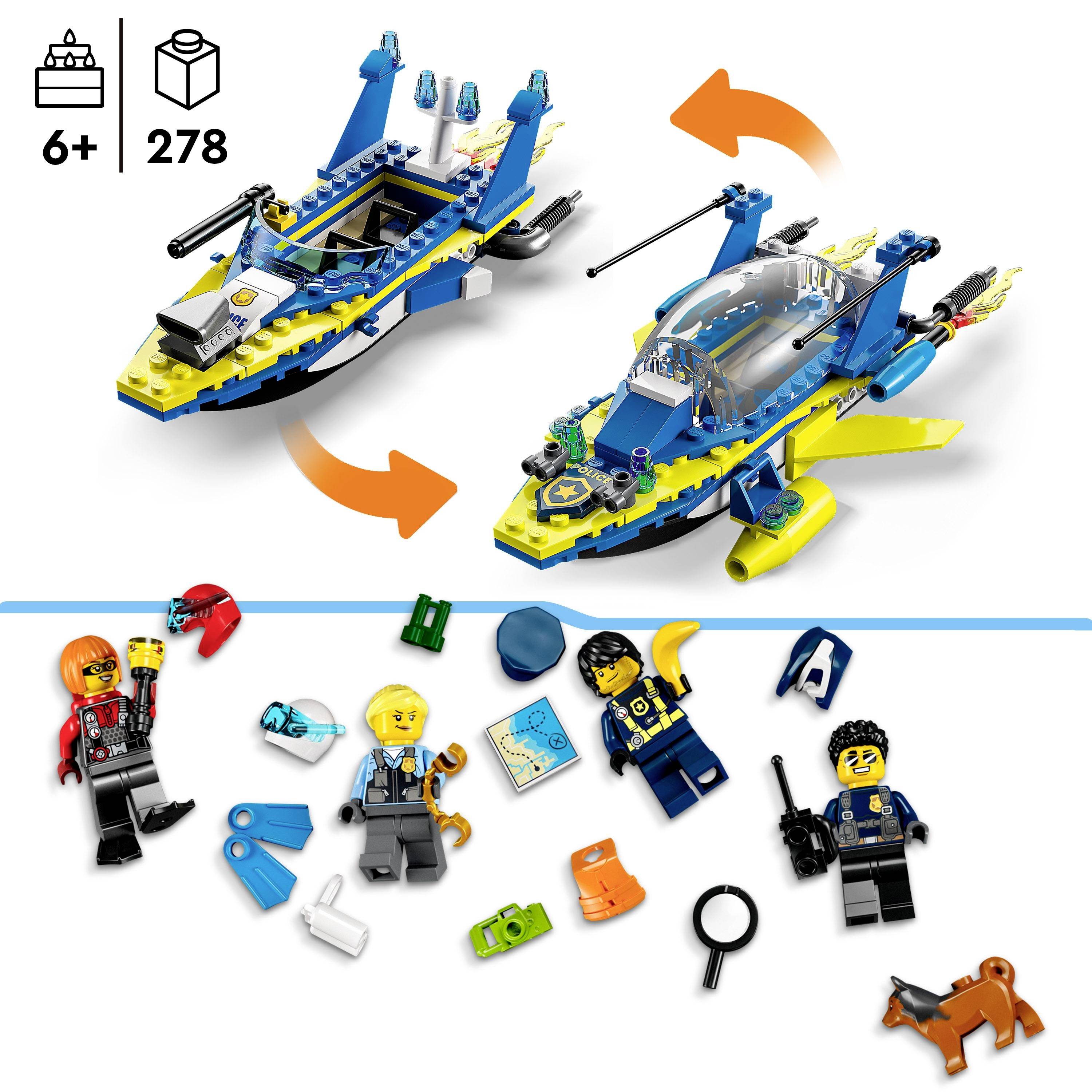 60355 LEGO® CITY Detektivmissionen der Wasserpolizei