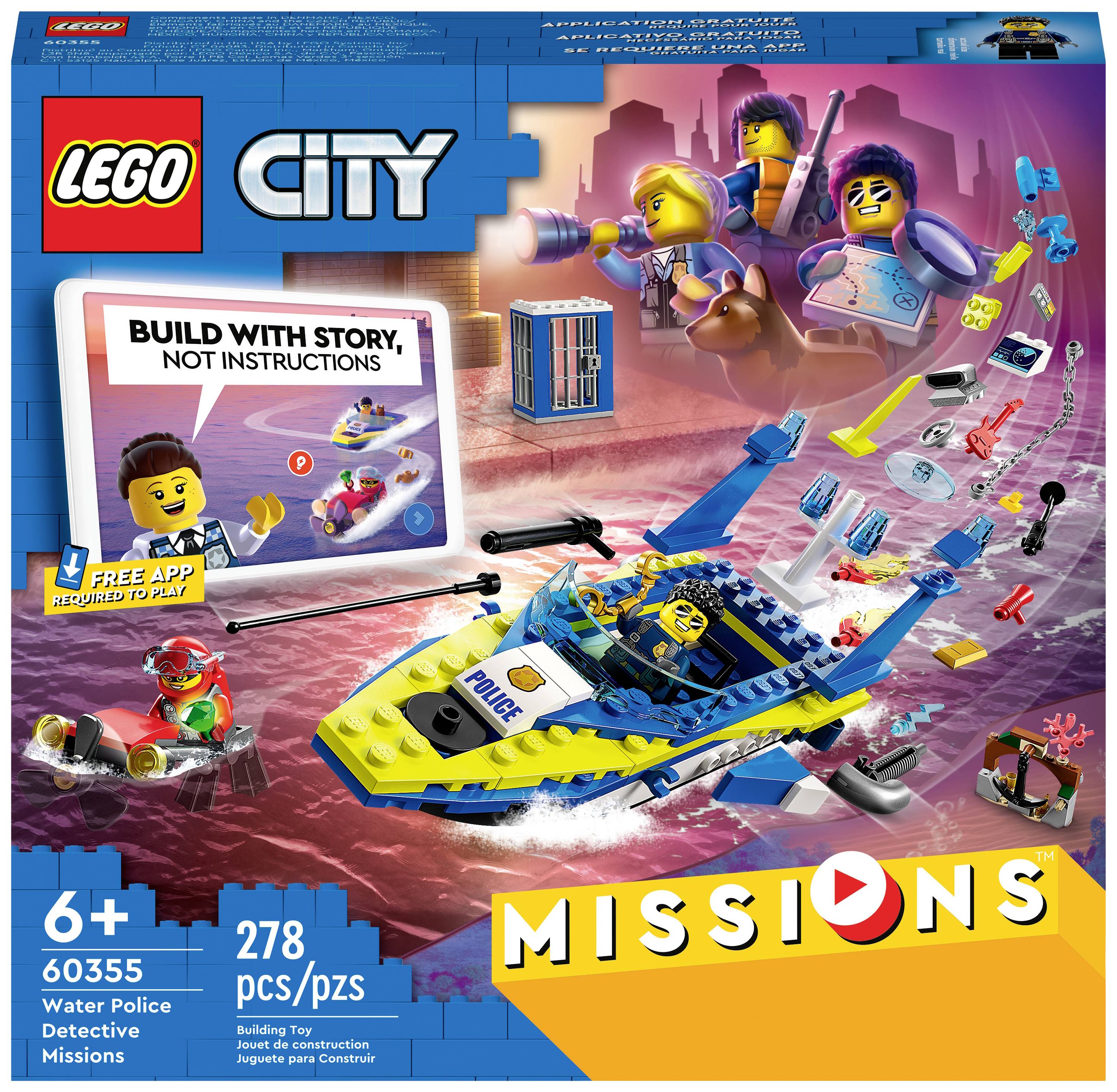 60355 LEGO® CITY Detektivmissionen der Wasserpolizei