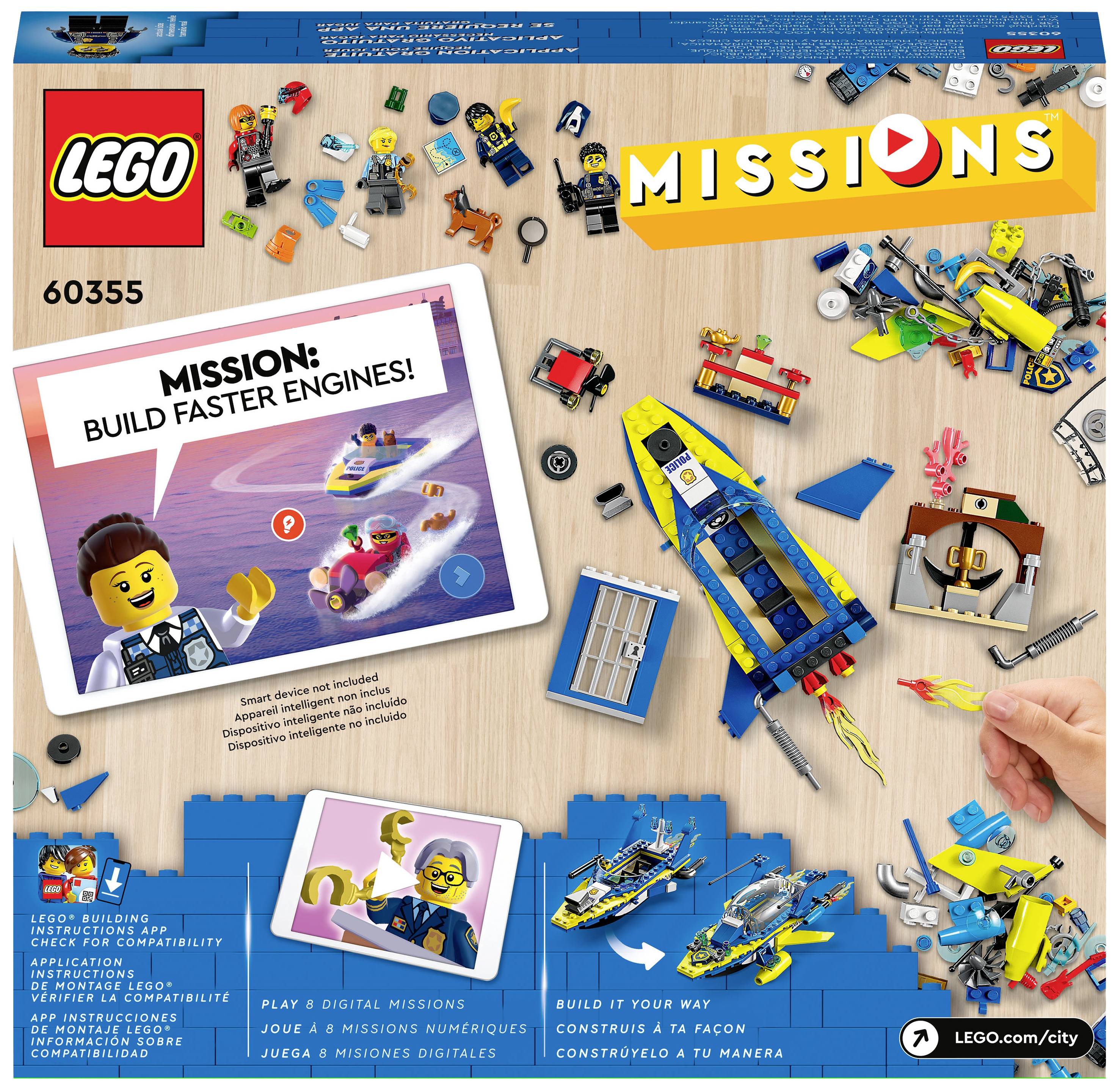 60355 LEGO® CITY Detektivmissionen der Wasserpolizei