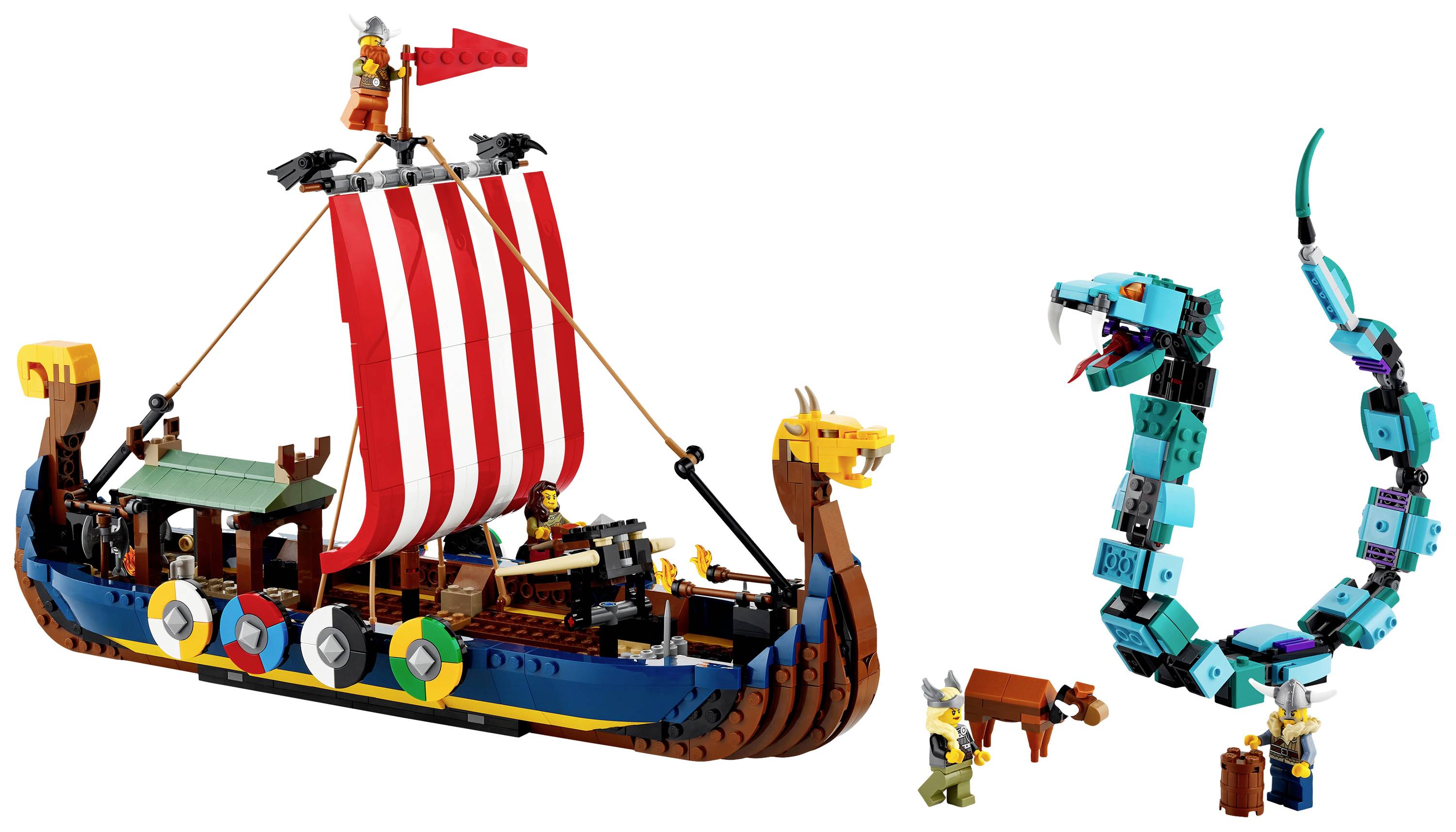 31132 LEGO® CREATOR Wikingerschiff mit Midgardschlange