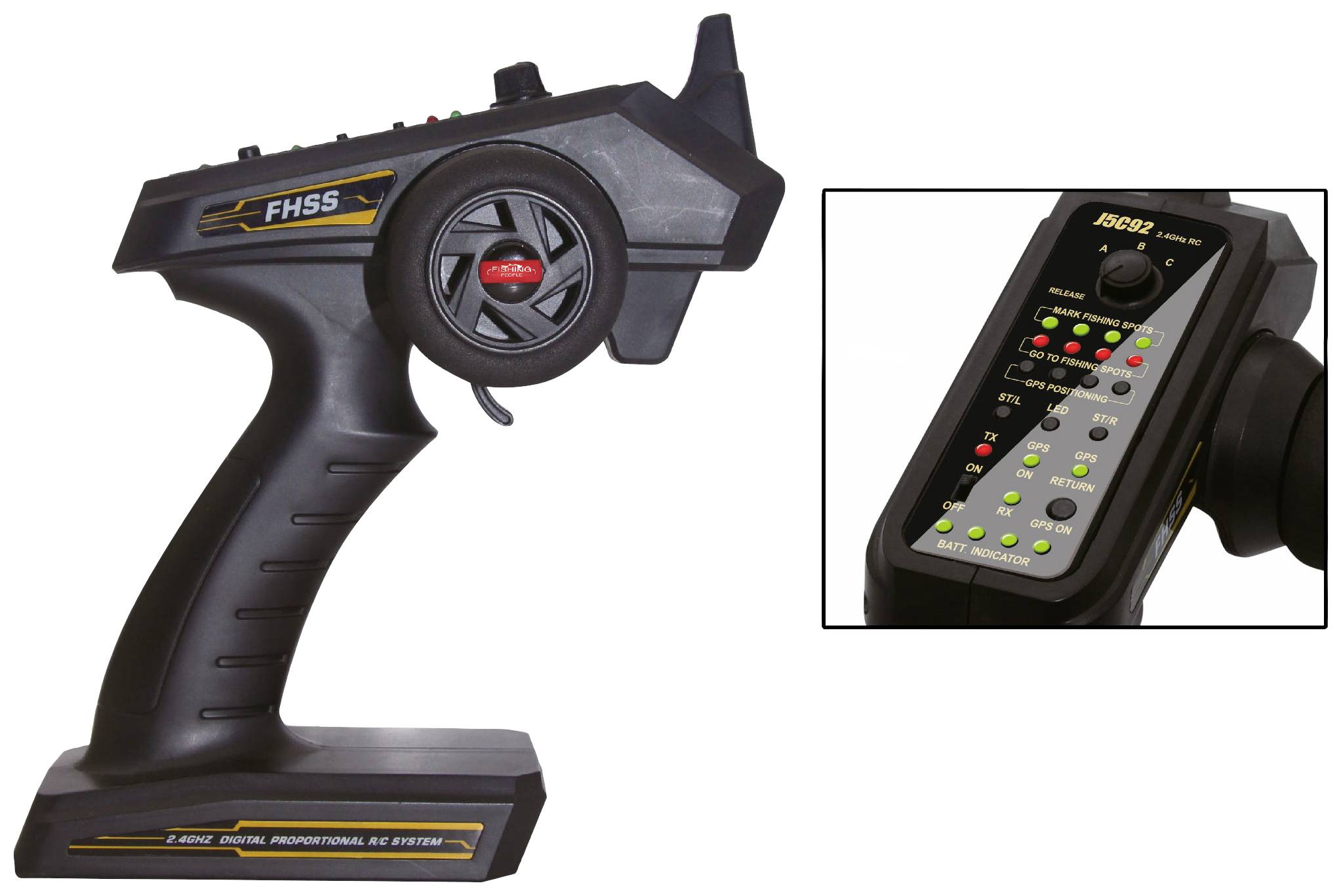 Amewi Baiting 2500G GPS RC Futter-, Köderboot RtR 600 mm