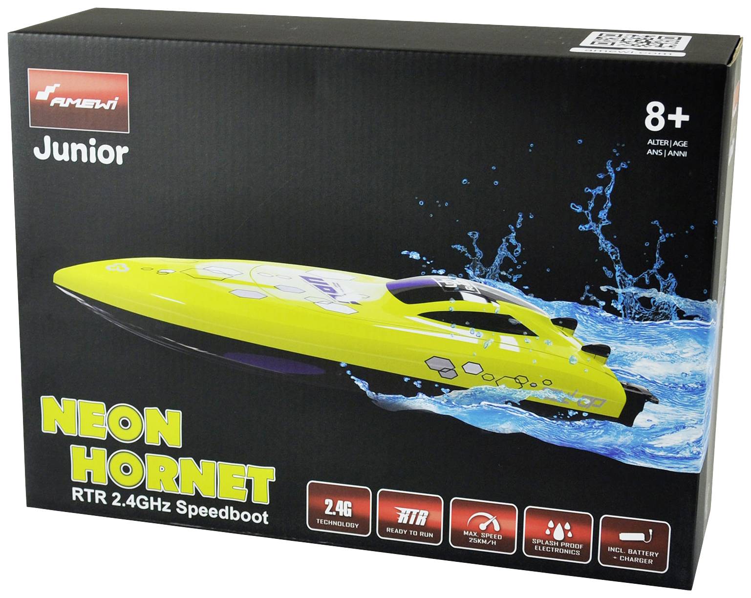Amewi Neon Hornet Mono RC Motorboot RtR 345mm