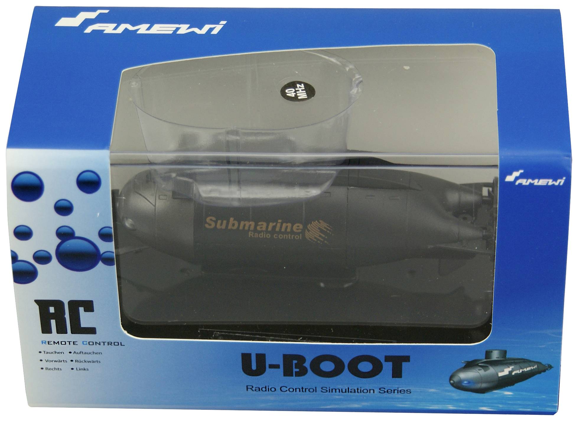 Amewi Mini U-Boot RC Einsteiger U-Boot RtR 120 mm