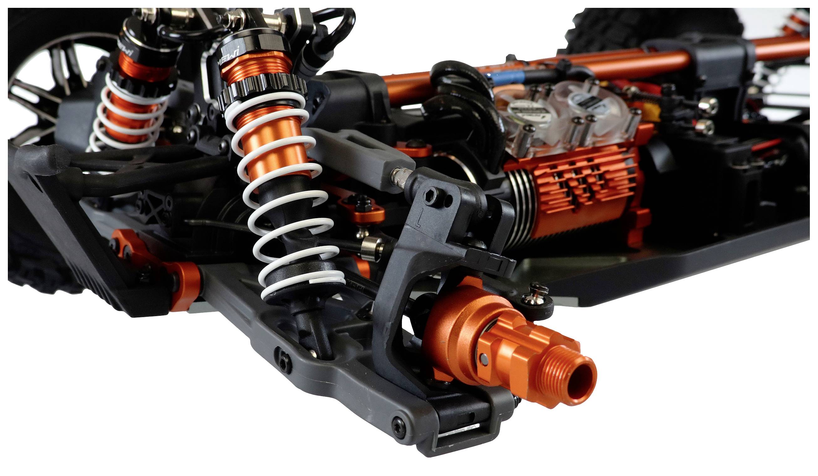 Amewi AMXRacing RXB7 Blau Brushless 1:7 RC Modellauto Elektro Buggy Allradantrieb (4WD) RtR 2,4 GHz Inkl. Akku und Ladegerät