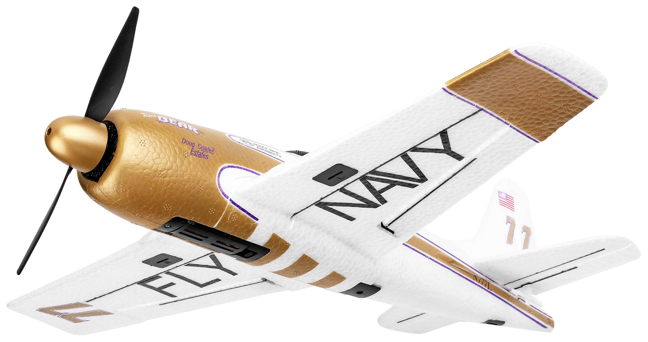 Amewi AMXFlight F8F Rare Bear RC Einsteiger Modellflugzeug RtR 383mm