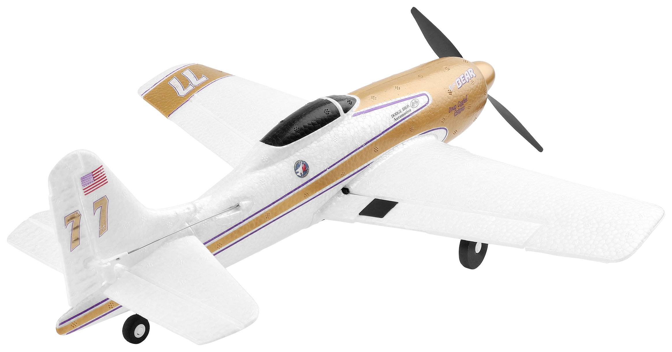 Amewi AMXFlight F8F Rare Bear RC Einsteiger Modellflugzeug RtR 383mm