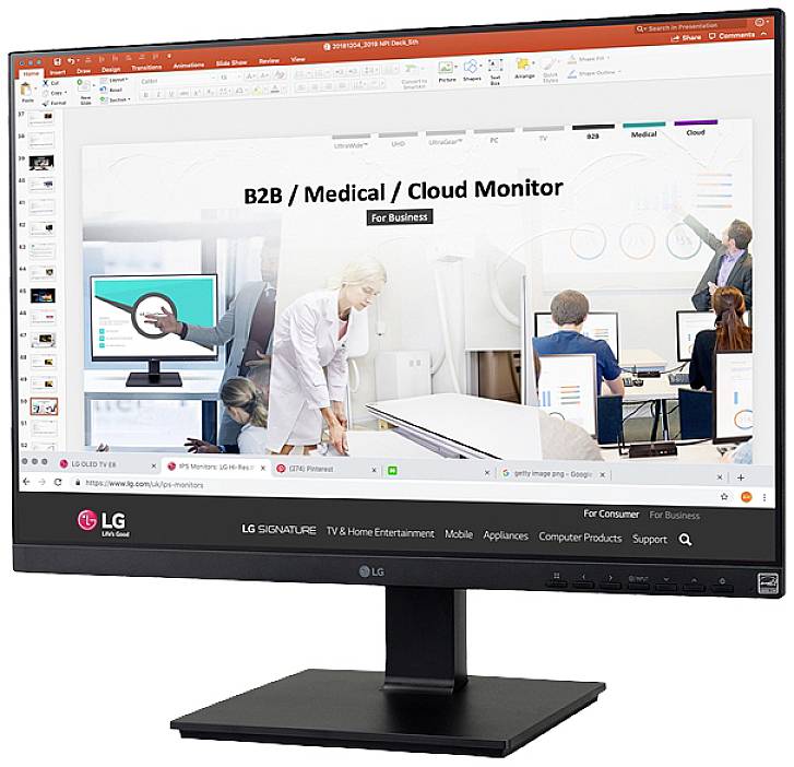 LG Electronics 25BL55WY-B LED-Monitor 63.5cm (25 Zoll) EEK F (A - G) 1920 x 1200 Pixel Full-HD+ 5 ms USB, HDMI®, VGA, DisplayPort