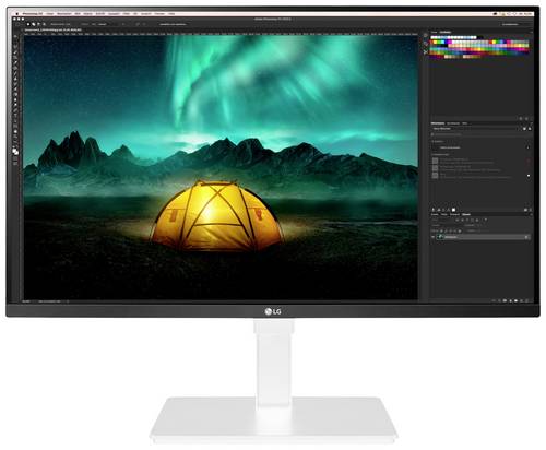 LG Electronics 32BN67U-W LED-Monitor 80cm (31.5 Zoll) EEK G (A - G) 3840 x 2160 Pixel UHD 5 ms HDMI�