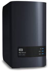 Western Digital My Cloud™ EX2 Ultra Cloud Speichergerät 28 TB 2 Bay bestückt mit 2x 14TB WDBVBZ0280JCH-EESN