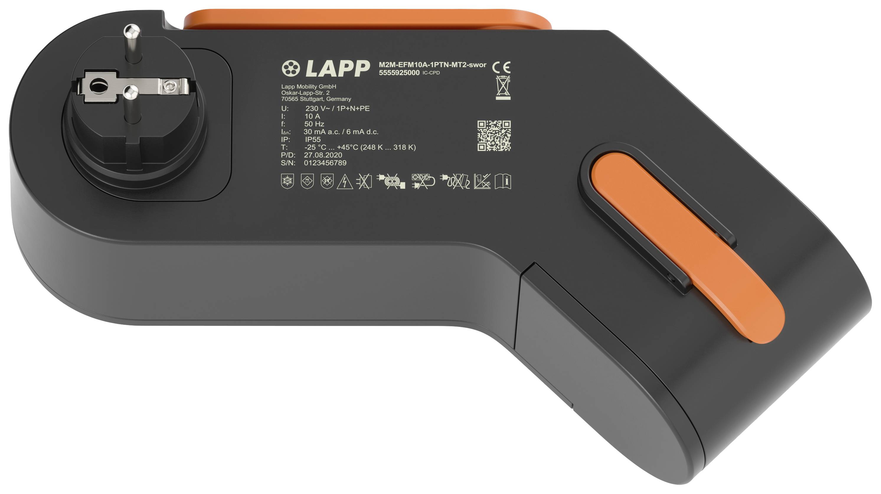 LAPP MOBILITY DOCK Mobile Ladestation Typ 2 Mode 2 10 A Anzahl Anschlüsse 1 2.3 kW