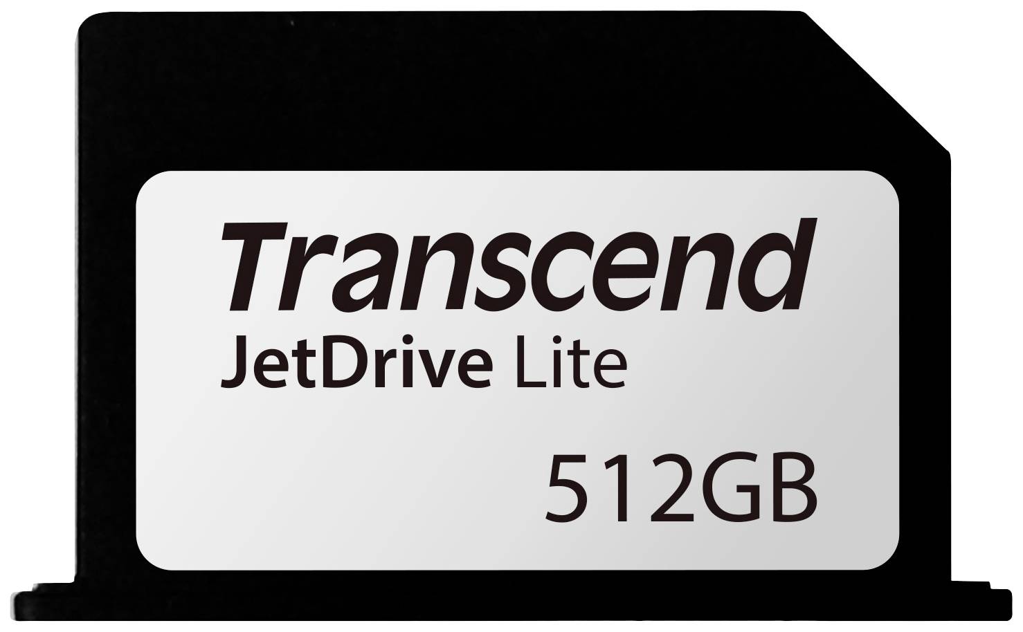 Transcend JetDrive Lite Speicherkarte mit 512 GB Kapazität.