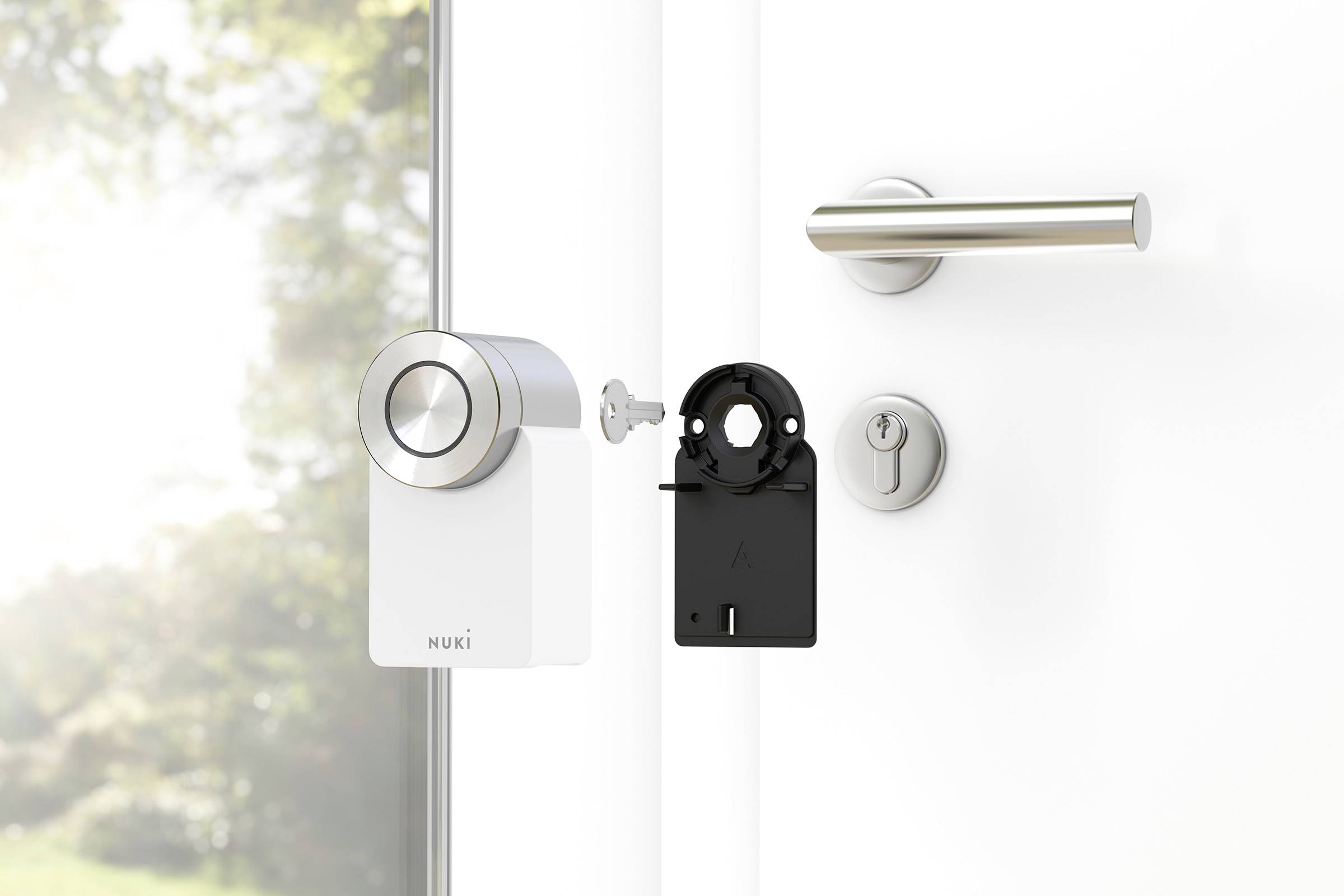 NUKI 220642 Türschlossantrieb SMARTLOCK 3.0 PRO WHITE Bluetooth-fähig