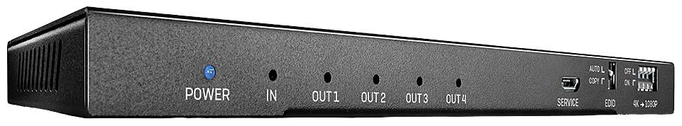 LINDY 4 Port HDMI 2.0 18G Splitter Audio Audio, Video, Display & TV Optionen & Zubehör Videoadapter