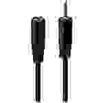 LINDY 35698 Klinke Audio Adapter [1x Klinkenstecker 2.5 mm - 1x Klinkenbuchse 3.5 mm] Schwarz