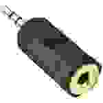 LINDY 35622 Klinke Audio Adapter [1x Klinkenstecker 2.5 mm - 1x Klinkenbuchse 3.5 mm] Schwarz