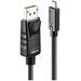 LINDY Anschlusskabel USB-C® Stecker, DisplayPort Stecker 10.00 m Schwarz 43307 USB-C®-Displaykabel