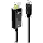 LINDY Anschlusskabel USB-C® Stecker, HDMI-A Stecker 1.00 m Schwarz 43291 USB-C®-Displaykabel