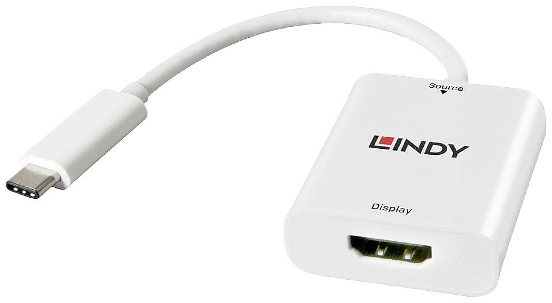 LINDY USB-C® Konverter [1x USB-C® Stecker - 1x HDMI-Buchse]