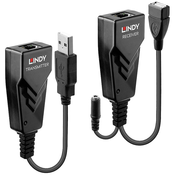 LINDY USB 2.0 USB Extender über Netzwerkkabel RJ45 100m