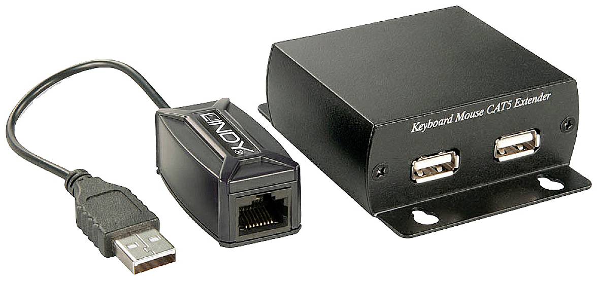 LINDY USB-A (USB 1.1) USB Extender über Netzwerkkabel RJ45