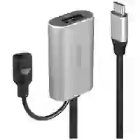 LINDY USB-Kabel USB 3.2 Gen1 (USB 3.0 / USB 3.1 Gen1) USB-C® Stecker, USB-A Buchse 5.00m Schwarz, Grau 43270 LINDY USB-Kabel USB 3.2 Gen1 (USB 3.0 / USB 3.1 Gen1) USB-C® Stecker, USB-A Buchse 5.00m Schwarz, Grau 43270