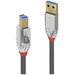 LINDY USB-Kabel USB 3.2 Gen1 (USB 3.0 / USB 3.1 Gen1) USB-A Stecker, USB-B Stecker 5.00m Grau 36664