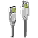 LINDY USB-Kabel USB 3.2 Gen1 (USB 3.0 / USB 3.1 Gen1) USB-A Stecker, USB-A Stecker 0.50 m Grau 3662
