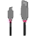 LINDY USB-Kabel USB 2.0 USB-A Stecker, USB-Micro-B Stecker 1.00m Schwarz, Grau 36732